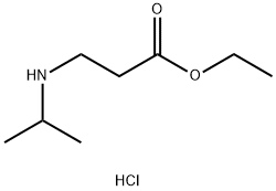 3-Isopropylamino-propionicacidethylesterhydrochloride Struktur