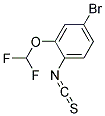 4-Bromo-2-(difluoromethoxy)phenylisothiocyanate Struktur