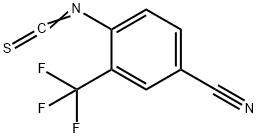 4-Cyano-2-(trifluoromethyl)phenylisothiocyanate Struktur