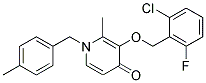 3-((2-Chloro-6-fluorobenzy)oxy)-2-methyl-1-(4-methylbenzyl)-4(1H)-pyridinone Struktur