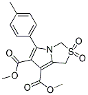 Dimethyl 5-(4-methylphenyl)-2,2-dioxo-2,3-dihydro-1H-2lambda6-pyrrolo[1,2-c][1,3]thiazole-6,7-dicarboxylate Struktur