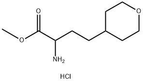 METHYL 2-AMINO-4-(TETRAHYDROPYRAN-4-YL)-BUTYRATE HCL
 Struktur