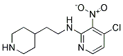 (4-Chloro-3-nitro-pyridin-2-yl)-(2-piperidin-4-yl-ethyl)-amine Struktur