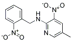 (5-Methyl-3-nitro-pyridin-2-yl)-(2-nitro-benzyl)-amine Struktur