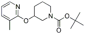 3-(3-Methyl-pyridin-2-yloxy)-piperidine-1-carboxylic acid tert-butyl ester Struktur