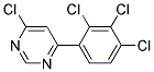 4-Chloro-6-(2,3,4-trichloro-phenyl)-pyrimidine Struktur