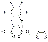 (2S)-2-{[(benzyloxy)carbonyl]amino}-3-(pentafluorophenyl)propanoic acid Struktur