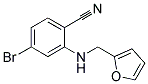 4-Bromo-2-[(furan-2-ylmethyl)-amino]-benzonitrile Struktur