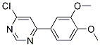 4-Chloro-6-(3,4-dimethoxy-phenyl)-pyrimidine Struktur