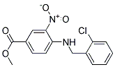 4-(2-Chloro-benzylamino)-3-nitro-benzoic acid methyl ester Struktur