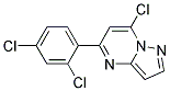 7-chloro-5-(2,4-dichlorophenyl)pyrazolo[1,5-a]pyrimidine Struktur