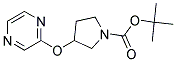 3-(Pyrazin-2-yloxy)-pyrrolidine-1-carboxylic acid tert-butyl ester Struktur