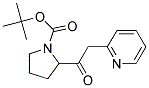 tert-butyl 2-(pyridin-2-ylacetyl)pyrrolidine-1-carboxylate Struktur