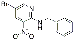 Benzyl-(5-bromo-3-nitro-pyridin-2-yl)-amine Struktur