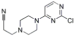 3-[4-(2-chloropyrimidin-4-yl)piperazin-1-yl]propanenitrile Struktur