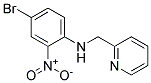 (4-Bromo-2-nitro-phenyl)-pyridin-2-ylmethyl-amine Struktur