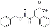 3-{[(benzyloxy)carbonyl]amino}-3-phenylpropanoic acid Struktur