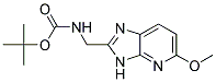 tert-butyl [(5-methoxy-3H-imidazo[4,5-b]pyridin-2-yl)methyl]carbamate Struktur