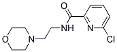 6-Chloro-pyridine-2-carboxylic acid (2-morpholin-4-yl-ethyl)-amide Struktur