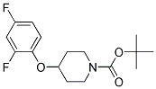 4-(2,4-Difluoro-phenoxy)-piperidine-1-carboxylic acid tert-butyl ester Struktur