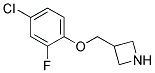 3-(4-Chloro-2-fluoro-phenoxymethyl)-azetidine Struktur