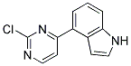 4-(2-Chloro-pyrimidin-4-yl)-1H-indole Struktur