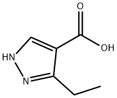 5-ethyl-1H-pyrazole-4-carboxylic acid Struktur