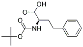 (2R)-2-[(tert-butoxycarbonyl)amino]-4-phenylbutanoic acid Struktur