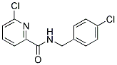 6-Chloro-pyridine-2-carboxylic acid 4-chloro-benzylamide Struktur