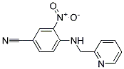 3-Nitro-4-[(pyridin-2-ylmethyl)-amino]-benzonitrile Struktur