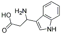 3-amino-3-(1H-indol-3-yl)propanoic acid Struktur