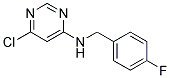 (6-Chloro-pyrimidin-4-yl)-(4-fluoro-benzyl)-amine Struktur