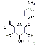 4-AMINOPHENYL BETA-D-GLUCURONIDE HYDROCHLORIDE Struktur