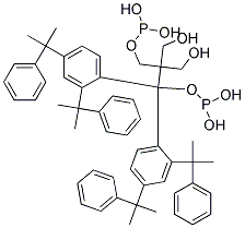 Bis(2.4-dicumyphenyl)PentaerythritolDiphosphite Struktur