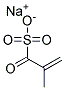 MethylAcrylsulfonicAcidSodiumSalt Struktur