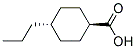 Trans-4-n-Propyl-Cyclohexylcarboxylic Acid Struktur