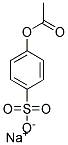 4-Acetoxybenzenesulfonic Acid Sodium Salt Struktur