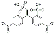 4,4'-Dinitrodiphenylethene-2,2'-Disulfonic Acid Struktur