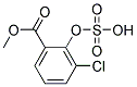 Methyl 3-Chlorosulfosalicylic Acid Struktur