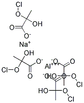 Sodium aluminum chlorhydroxy lactate Struktur