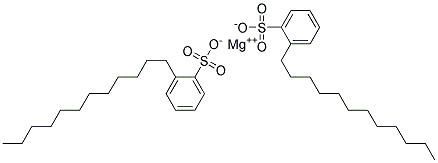 Dodecylbenzenesulfonic acid, magnesium salt Struktur