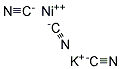 Nickel(II) potassium cyanide Struktur