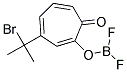 ((3-(1-BROMO-1-METHYLETHYL)-7-OXO-1,3,5-CYCLOHEPTATRIEN-1-YL)OXY)DIFLUOROBORANE Struktur