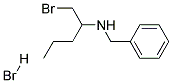 (+/-)-N-(1-(BROMOMETHYL)BUTYL)BENZYLAMINEHYDROBROMIDE Struktur