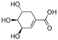 (3R-(3A,4A,5B))-3,4,5-TRIHYDROXY-1-CYCLOHEXENE-1-CARBOXYLICACID Struktur