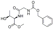 (N-(BENZYLOXYCARBONYL)GLYCYL)-D-THREONINEMETHYLESTER Struktur