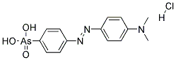 (P-(P-DIMETHYLAMINOPHENYLAZO)PHENYL)ARSONICACIDHYDROCHLORIDE Struktur