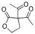 3,3-DIACETYLDIHYDRO-2(3H)-FURANONE Struktur