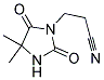 3-(4,4-DIMETHYL-2,5-DIOXO-1-IMIDAZOLIDINYL)PROPIONITRILE Struktur