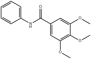 3,4,5-TRIMETHOXYBENZANILIDE Struktur